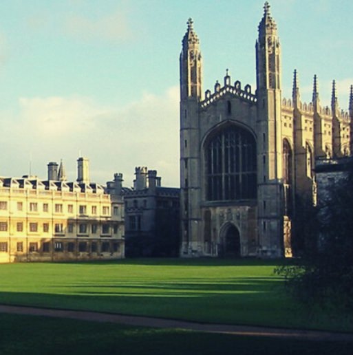 Vista de la Universidad de Cambridge
