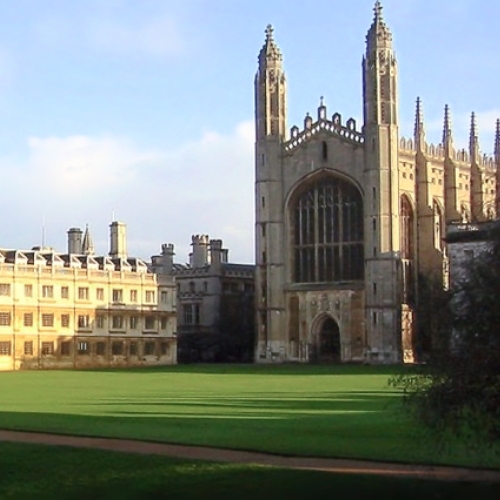 Vista de la Universidad de Cambridge